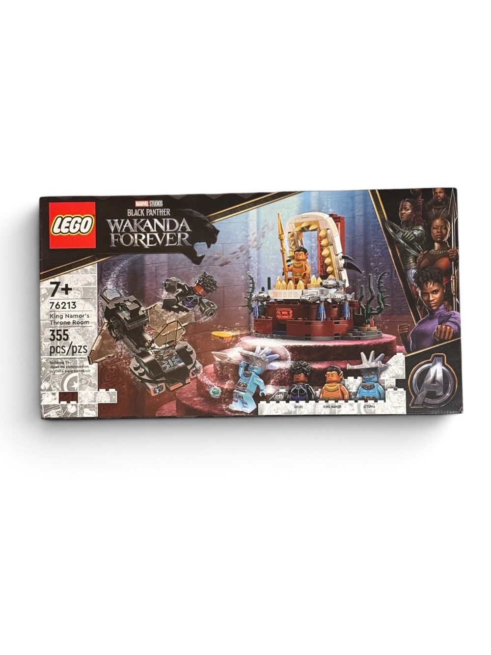 Lego Marvel Wakanda Forever Namor’s Throne Room Set (#76213)